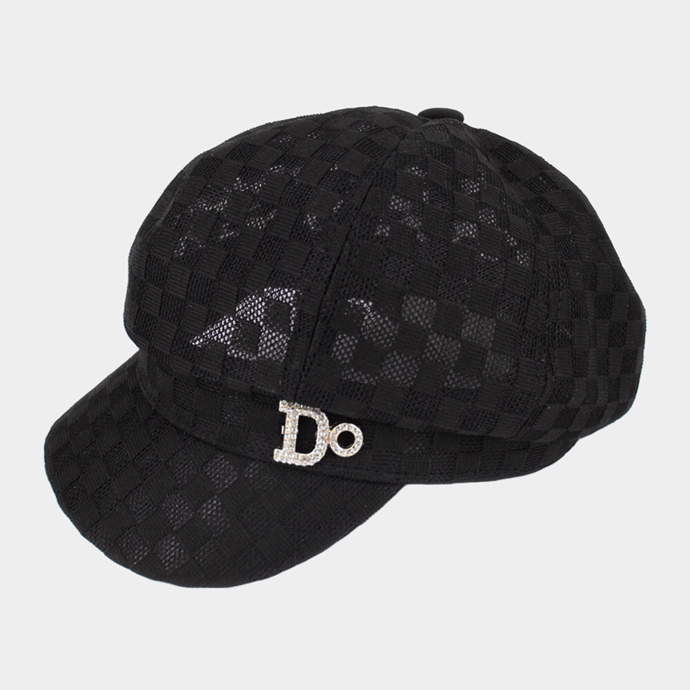Signature Mesh Newsboy Hat